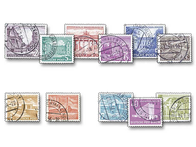 Berlin (West), Komplette Dauerserie "Berliner Bauten I - III"