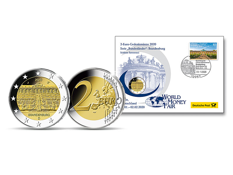 Gedenkbrief World Money Fair 2020: Brandenburg