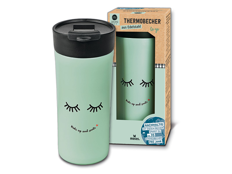 Moses cook & STYLE Thermobecher "To Go Smile"