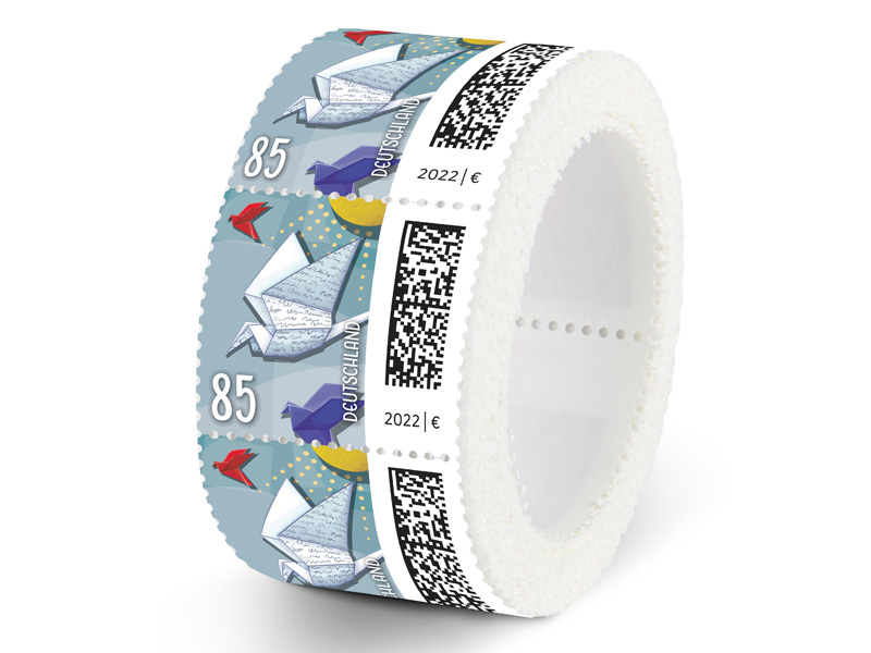 Brieftaube, Briefmarke zu 0,85 EUR, 200er-Rolle