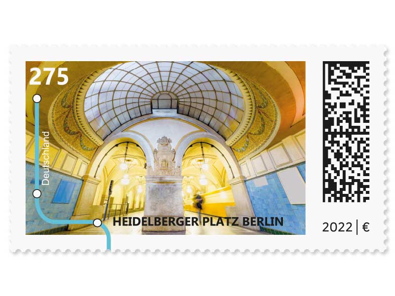Eingang zu den Gleisen Heidelberger Platz