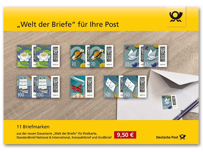 Steckkarte "Welt der Briefe"