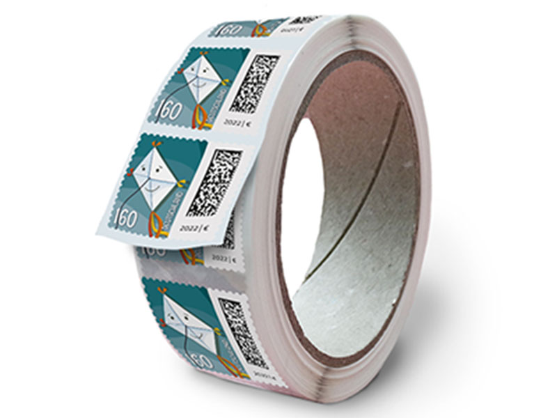 Briefdrachen, Briefmarke zu 1,60 EUR, 500er-Rolle