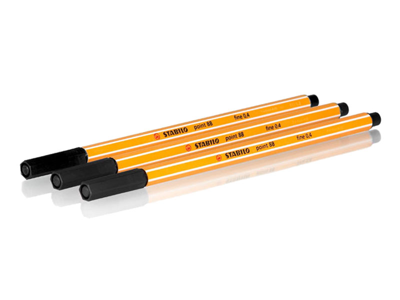 Bild Tintenschreiber &quotSchwan Stabilo Point 88&quot;, schwarz
