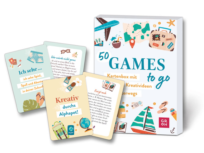 Kartenbox "50 Games to go"
