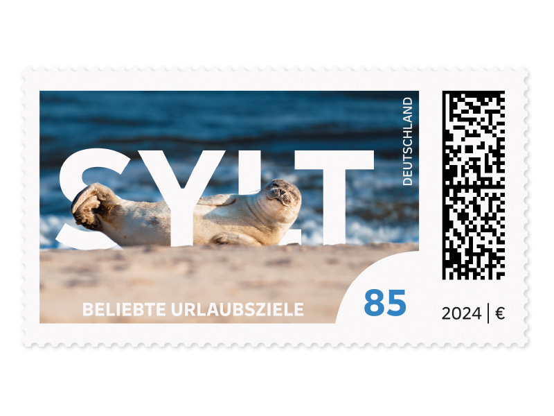 Sylt, Briefmarke zu 0,85 EUR, 10er-Bogen