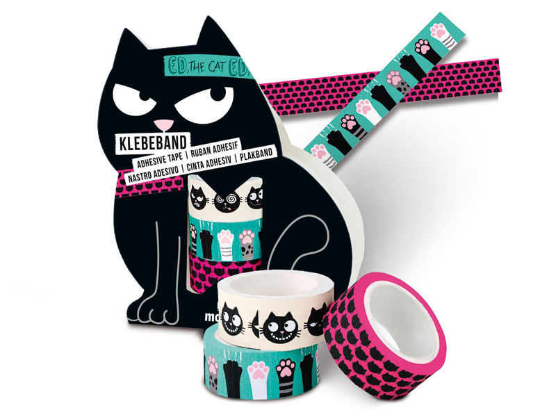 Klebeband "Ed, the Cat"