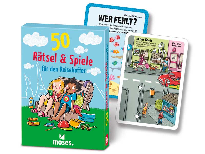 Spiel "50 Rtsel & Spiele fr den Reisekoffer" 