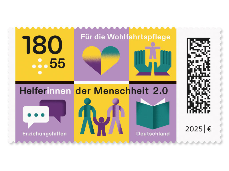 Symbolische Illustration von Arbeitsbereichen und Angeboten zu Erziehungshilfen