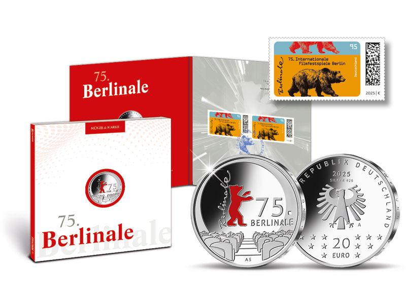 Numisfolder Mnze & Marke: "75. Berlinale"