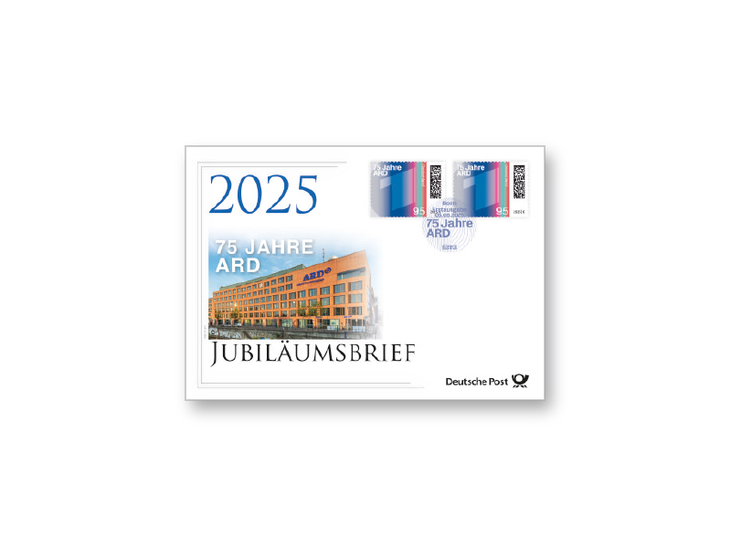 Jubilumsbrief 75 Jahre ARD