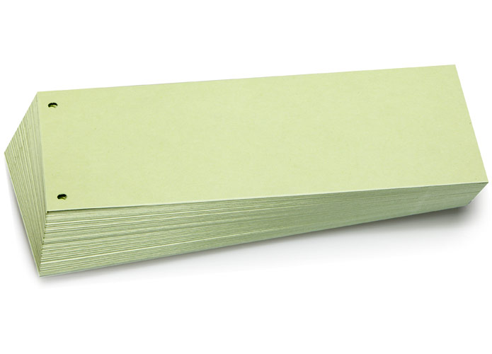 Leitz Trennstreifen, grn, 100 Stck