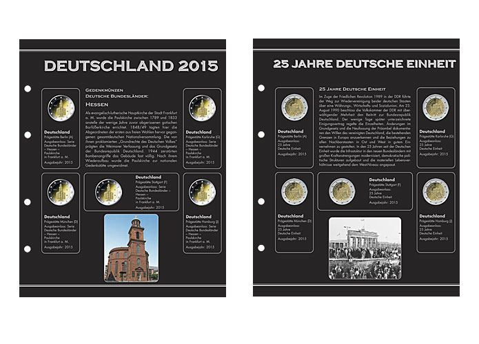 2-Euro Gedenkmnzen Nachtrag, 2015