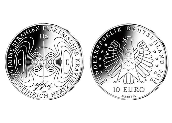 Numisbrief: "Heinrich Hertz"