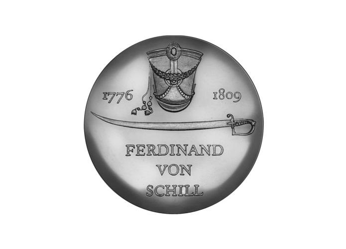DDR Mnze: 5 Mark "200. Geburtstag Ferdinand von Schiller", 1976 (Vorzglich/Stempelglanz)