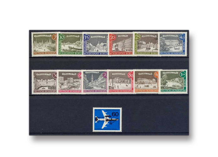 Berlin, Briefmarken-Jahrgang 1962