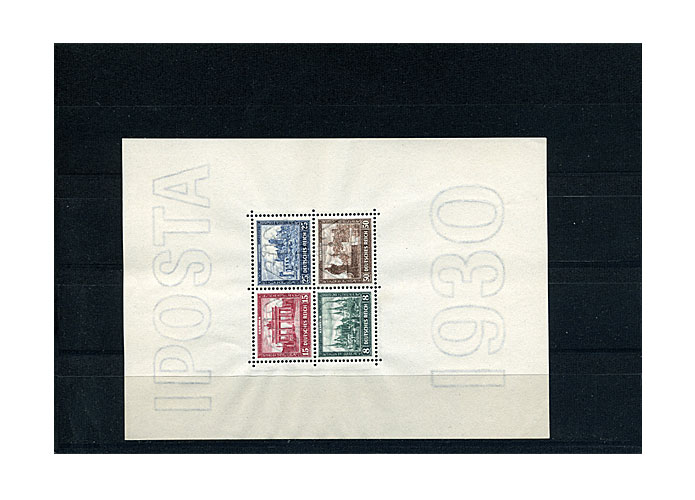 Deutsches Reich 1930, "IPOSTA" (Bl. 1)