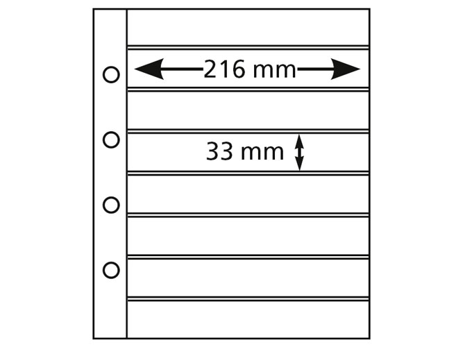 pro collect spezial Hllen, transparent (10er Set) Typ A4-1/8T