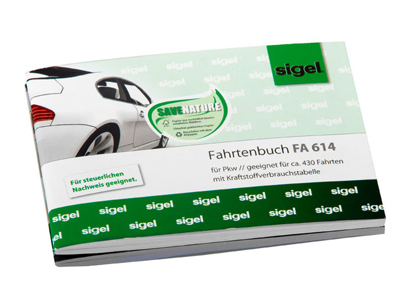 Sigel Fahrtenbuch Save Nature